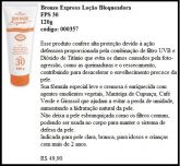 Bronze Express Loção Bloqueadora FPS 30 120g
